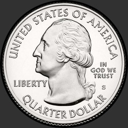аверс 25¢ (quarter) 2015 "Homestead Národní památník / S"