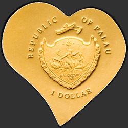 аверс 1$ (buck) 2008 "Вечная любовь"