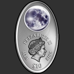 аверс 10 Долларов 2012 "Единорог"