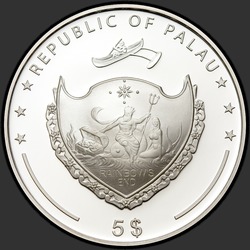 аверс 5 Долларов 2008 "Жемчужина Моря"