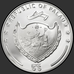 аверс 5 Dollars 2013 "Клевер унция удачи"
