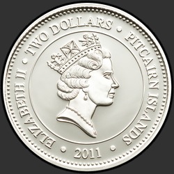 аверс 2 dollars 2011 "Средиземноморский студень"
