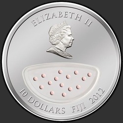 аверс 1$ (бак) 2012 "Розовая жемчужина. Морской конек"