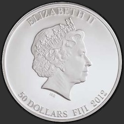 аверс 50 dolarjev 2012 "Хатшепсут"