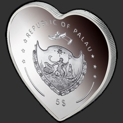 аверс 5 Dollars 2009 "Сердце Всё для тебя"