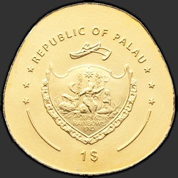аверс 1$ (buck) 2012 "Божья коровка"