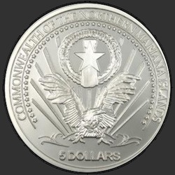 аверс 5 Dollars 2004 "Эйнштейн"