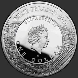 аверс 1$ (buck) 2010 "Бабочка Червонец огненный"