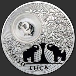 реверс 1$ (buck) 2011 "Слоник на удачу"