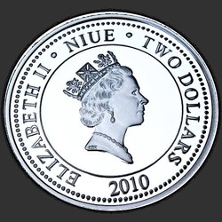аверс $ 2 2010 "Лебеди"