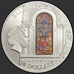 аверс 10 Долларов 2014 "Базилика Сакре-Кёр"