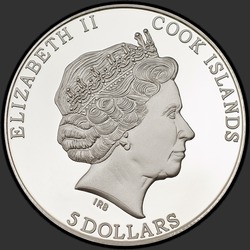 аверс 5 Dollars 2013 "Носорог"