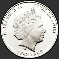 аверс 5 Долларов 2012 "Марлен Дитрих"