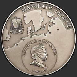 аверс 5 Долларов 2010 "Зютфен"