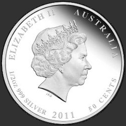 аверс 50¢ (half) 2011 "Морская звезда"