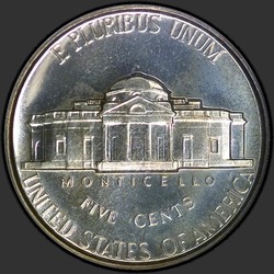 реверс 5¢ (nickel) 1942 "USA - 5 Cents / 1942 - {"_":"Proof"}"