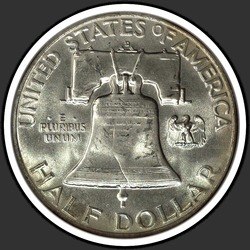 реверс 50¢ (half) 1959 "USA - 50 Cents (Half Dollar) / 1959 - D"