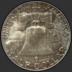 реверс 50¢ (half) 1957 "USA - 50 Cents (Half Dollar) / 1957 - P"