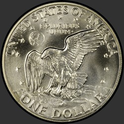 реверс 1$ (бак) 1973 "USA - 1 Dollar / 1973 - Silver"