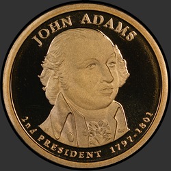 аверс 1$ (buck) 2007 "USA - 1 Dollar / 2007 - {"_":"S"}"