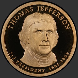 аверс 1$ (buck) 2007 "USA - 1 Dollar / 2007 - {"_":"S"}"
