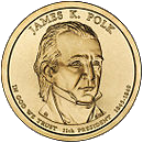 аверс 1$ (buck) 2009 "USA - 1 Dollar / 2009 - {"_":"P"}"