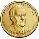 аверс 1$ (бак) 2014 "USA - 1 Dollar / 2014 - {"_":"P"}"