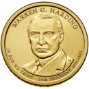 аверс 1$ (buck) 2014 "USA - 1 Dollar / 2014 - {"_":"D"}"