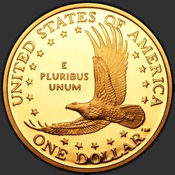 реверс 1$ (buck) 2008 "USA - 1 Dollar / 2008 - {"_":"S"}"