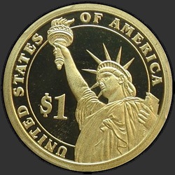 реверс 1$ (buck) 2008 "USA - 1 Dollar / 2008 - {"_":"S"}"