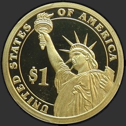 реверс 1$ (buck) 2008 "USA - 1 Dollar / 2008 - {"_":"S"}"