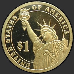 реверс 1$ (бак) 2008 "USA - 1 Dollar / 2008 - {"_":"S"}"