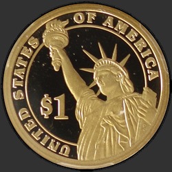 реверс 1$ (buck) 2010 "USA - 1 Dollar / 2010 - {"_":"S"}"