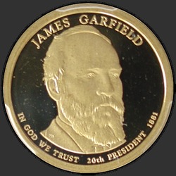 аверс 1$ (buck) 2011 "USA - 1 Dollar / 2011 - {"_":"S"}"