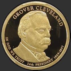 аверс 1$ (buck) 2012 "USA - 1 Dollar / 2012 - {"_":"S"}"