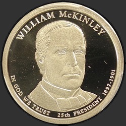 аверс 1$ (buck) 2013 "USA - 1 Dollar / 2013 - {"_":"S"}"