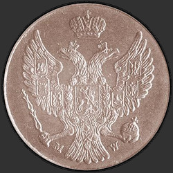 реверс 3 grosze 1839 "3 penny 1839 MW. Ocas orel ventilátor"