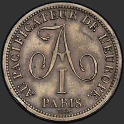 реверс 2 franků 1814 "2 franků v roce 1814 (zlato)"