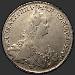 реверс 1 ruble 1773 "1 Rouble 1773 SPB-PL."