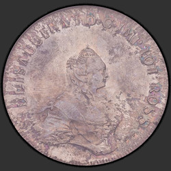 реверс 96 kopecks 1757 "96 cents 1757 "LIVONEZ". remake"