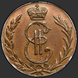 аверс Dan 1777 "Денга 1777 года КМ. НОВОДЕЛ"