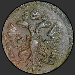 аверс mite 1731 "Полушка 1731 года."