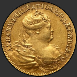 реверс トークン 1740 "Жетон 1740 года "КОНЧИНА ИМПЕРАТРИЦЫ АННЫ". "