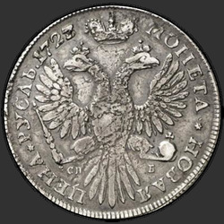 аверс 1 rubla 1727 "1 rubla 1727 "PETERSBURG TÜÜP kujutise kasutamise õigus" SPB. harakas saba"
