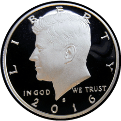 аверс 50¢ (half) 2016 "Silver"