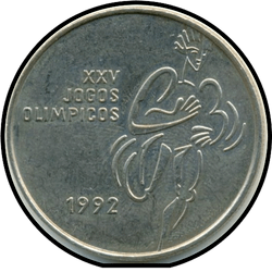 аверс 200 эскудо 1992 "XXV летние Олимпийские игры, Барселона 1992"