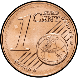 реверс 1 цент (€) 2015 ""
